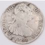 1792 Bolivia 2 Reales silver coin 