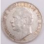 1910 G Germany Baden 3 Mark silver coin VF+ 