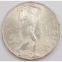 1948 Slovakia 50 Korun silver coin Choice UNC