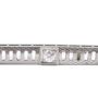 Bar pin ophidian detailing 18K wg circa 1925 0.45cts Diamonds 