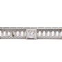 Bar pin ophidian detailing 18K wg circa 1925 0.45cts Diamonds 