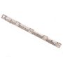 Bar pin ophidian detailing 18K wg circa 1925 0.45cts Diamonds 