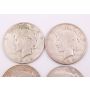 4x Peace silver dollars 1 x 1928s and 3 x 1935s 