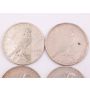 4x Peace silver dollars 1 x 1928s and 3 x 1935s 