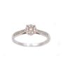 14K  White Gold 0.22 Carat Diamond ring  