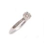 14K  White Gold 0.22 Carat Diamond ring  