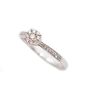 14K  White Gold 0.22 Carat Diamond ring  