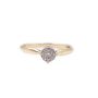 14K  Yellow Gold 0.09 Carat Diamond ring 