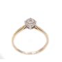 14K  Yellow Gold 0.09 Carat Diamond ring 