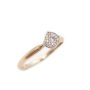 14K  Yellow Gold 0.09 Carat Diamond ring 