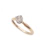 14K  Yellow Gold 0.09 Carat Diamond ring 