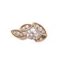 18K yg wg ring Zirconia & Diamonds Franz Vogler 