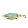 Burmese Jade 14k yg Heart pendant 