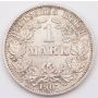 1907 D Germany 1 Mark silver coin Choice AU