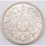 1914 G Germany 1 Mark silver coin nice UNC 