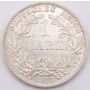 1915 A Germany 1 Mark silver coin AU/UNC