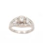 1.13ct tcw Diamonds 14k white gold Ring 