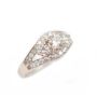 1.13ct tcw Diamonds 14k white gold Ring 