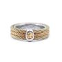 ALOR Classic 18K Yellow Gold Yellow Stainless Steel Cable Ring 