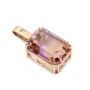 36.16ct Ametrine Type II VS 14K yellow gold Pendant 