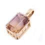 36.16ct Ametrine Type II VS 14K yellow gold Pendant 