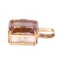 36.16ct Ametrine Type II VS 14K yellow gold Pendant 