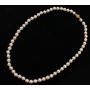 Akoya cultured Pearl necklace 59-knotted Pink Rose Pearls 