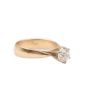 1.08ct Diamond European cut SI-2 L 14K yg Ring