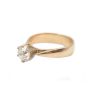 1.08ct Diamond European cut SI-2 L 14K yg Ring