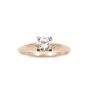 0.65ct round Brilliant cut Diamond 14K yellow gold ring