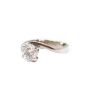 1.03ct Diamond ring 14K white gold SI2 H