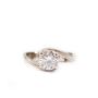 1.03ct Diamond ring 14K white gold SI2 H