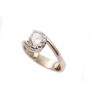 1.03ct Diamond ring 14K white gold SI2 H