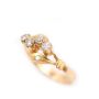 18K gold vintage Asian diamond ring  