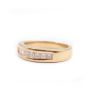 0.50ct Diamonds  14K yg ring  8x Princess cut Diamonds