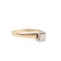 14K Yellow gold 0.45 Carat Princess Cut Diamond Engagement ring Size 7  