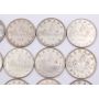 20x Canada 1936 silver dollars 20-coins VF or better