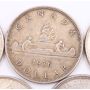 Canadas First Five silver dollars 1935 1936 1937 1838 1939 5-coins VF or better