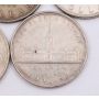 Canadas First Five silver dollars 1935 1936 1937 1838 1939 5-coins VF or better