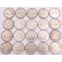 20x Canada 1936 silver dollars 20-coins VF or better