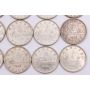 20x Canada 1936 silver dollars 20-coins VF or better