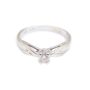 14K white gold Ladies 0.125 Carat Diamond Ring Size 5