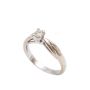 14K white gold Ladies 0.125 Carat Diamond Ring Size 5