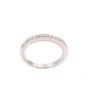 14K white gold Ladies 0.16 Carat Diamond Ring Size 4.5