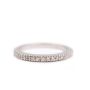 14K white gold Ladies 0.16 Carat Diamond Ring Size 4