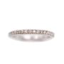 14K white gold Ladies 0.16 Carat Diamond Ring Size 4