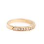 18K yellow gold Ladies 0.25 Carat Diamond Ring Size 4