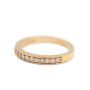 18K yellow gold Ladies 0.25 Carat Diamond Ring Size 4