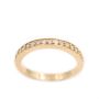 18K yellow gold Ladies 0.25 Carat Diamond Ring Size 4