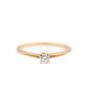 18K yellow gold Ladies 0.12 Carat Diamond Ring 